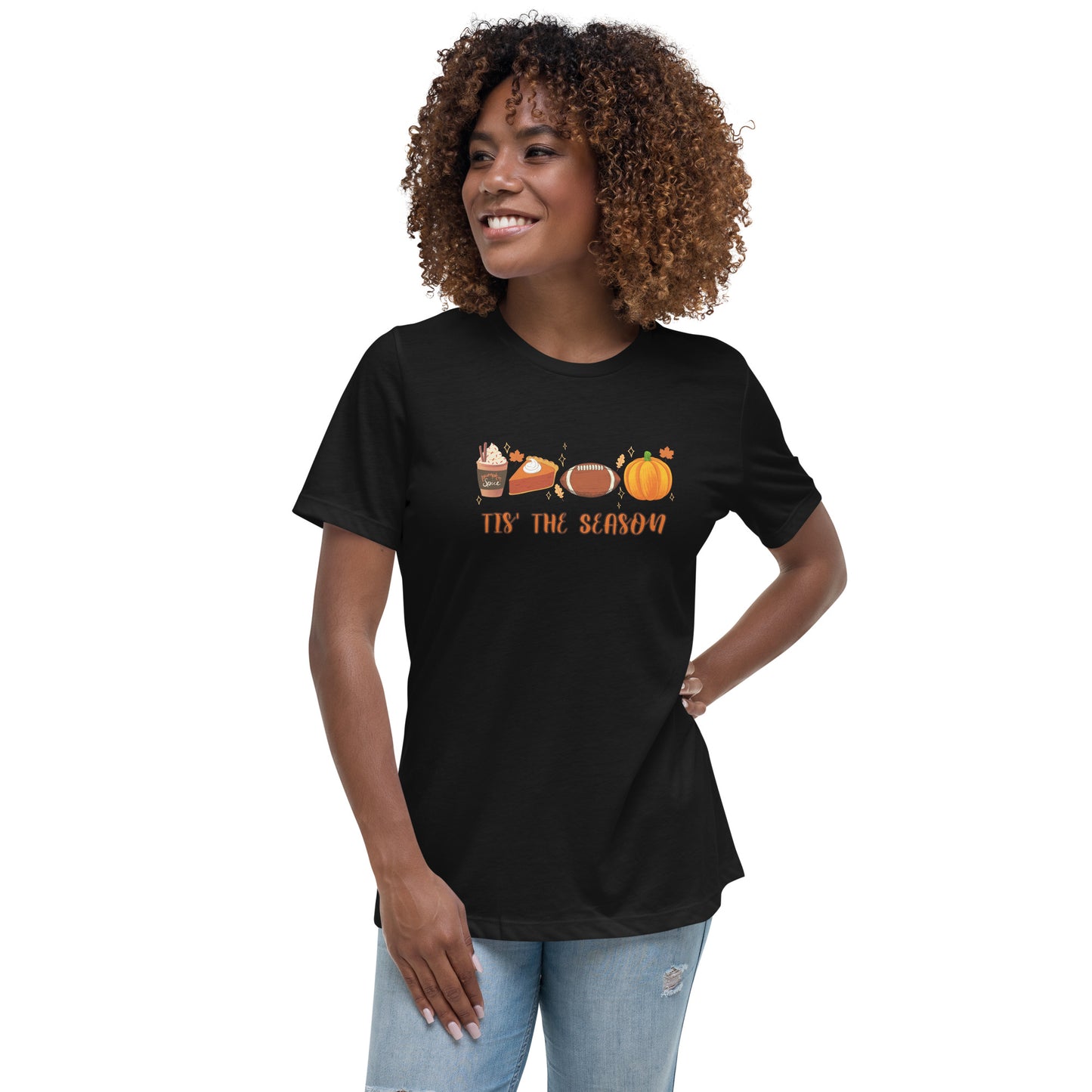 Tis the season Pumpkin Women's Relaxed T-Shirt