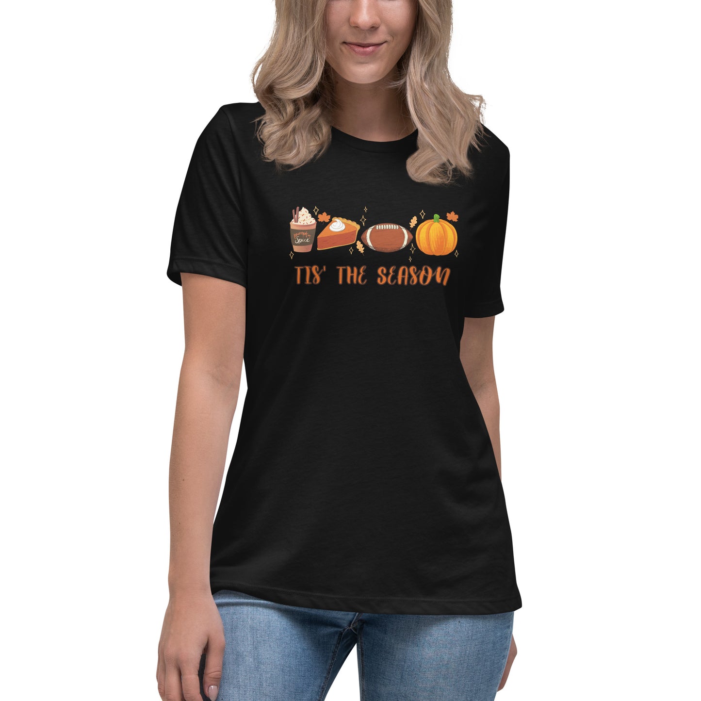 Tis the season Pumpkin Women's Relaxed T-Shirt