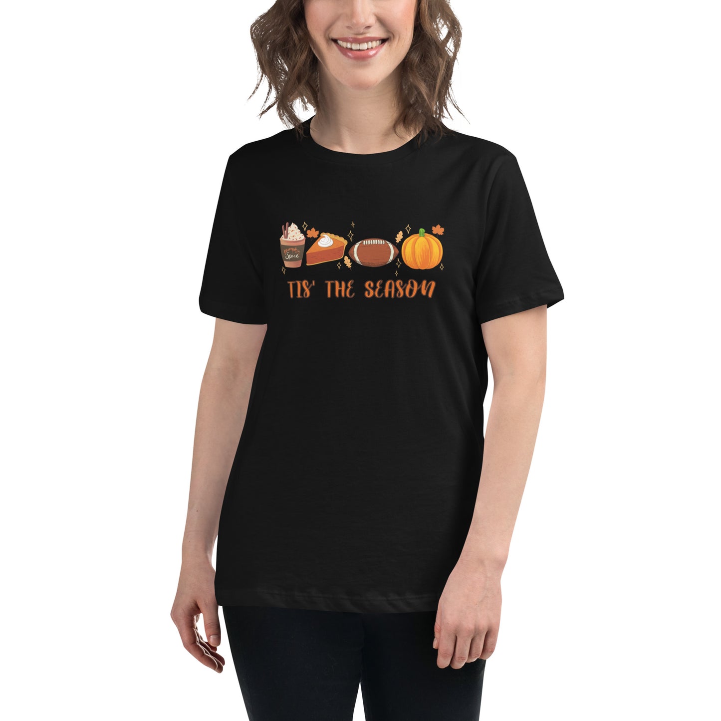 Tis the season Pumpkin Women's Relaxed T-Shirt