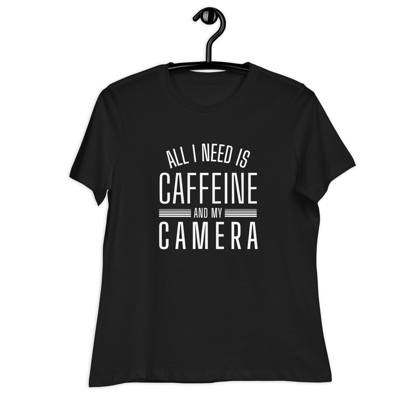 Caffeine and my Camera Women's Relaxed T-Shirt
