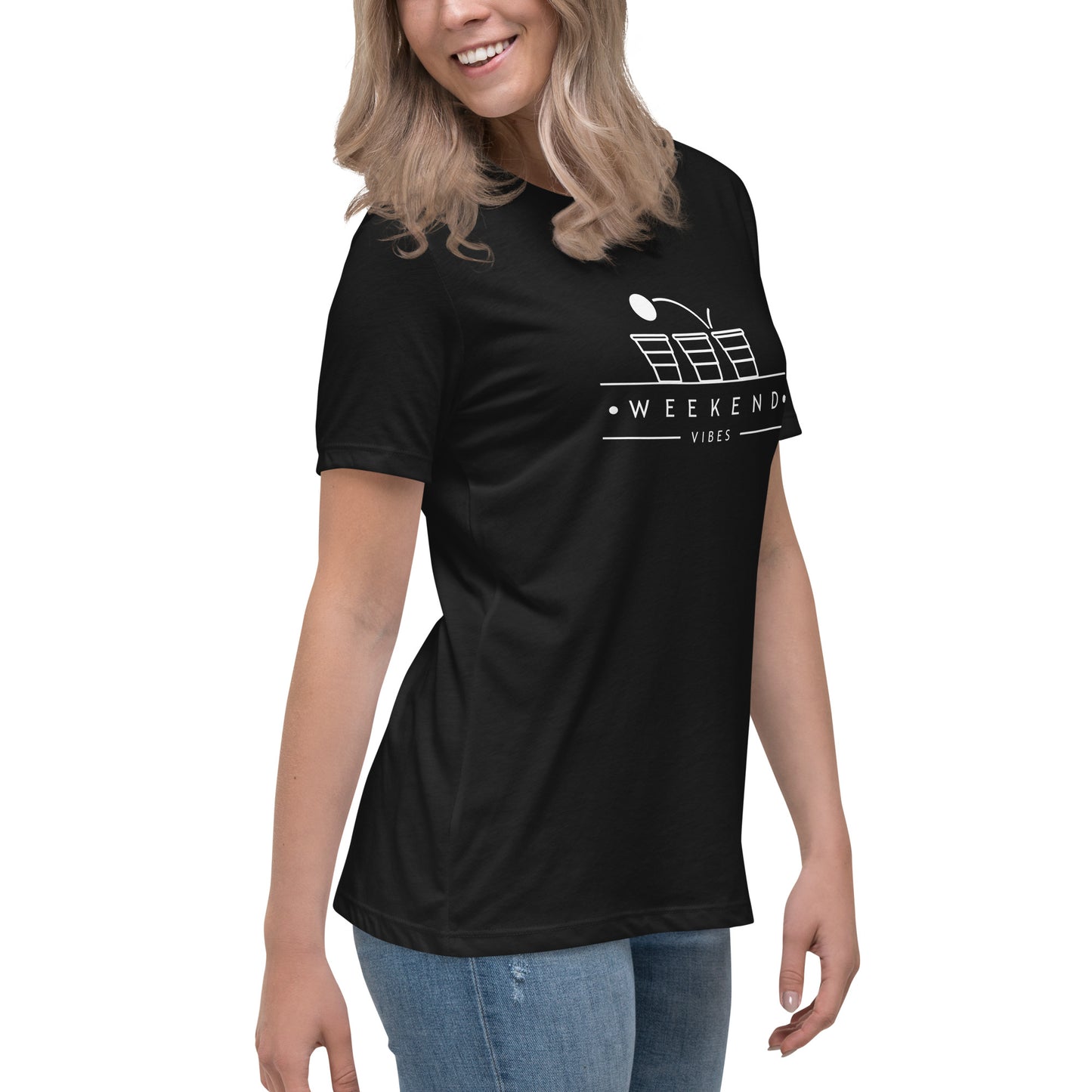 Weekend Vibes Beer Pong Women's Relaxed T-Shirt