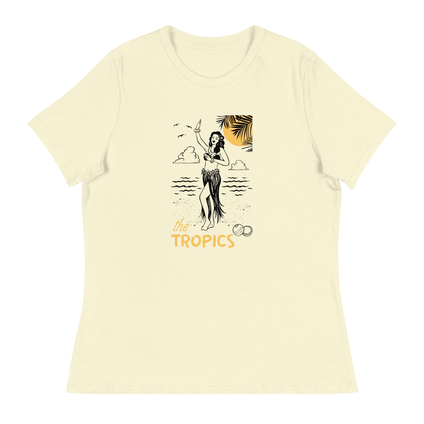 The TROPICS - Paradise Awaits Women's Relaxed T-Shirt
