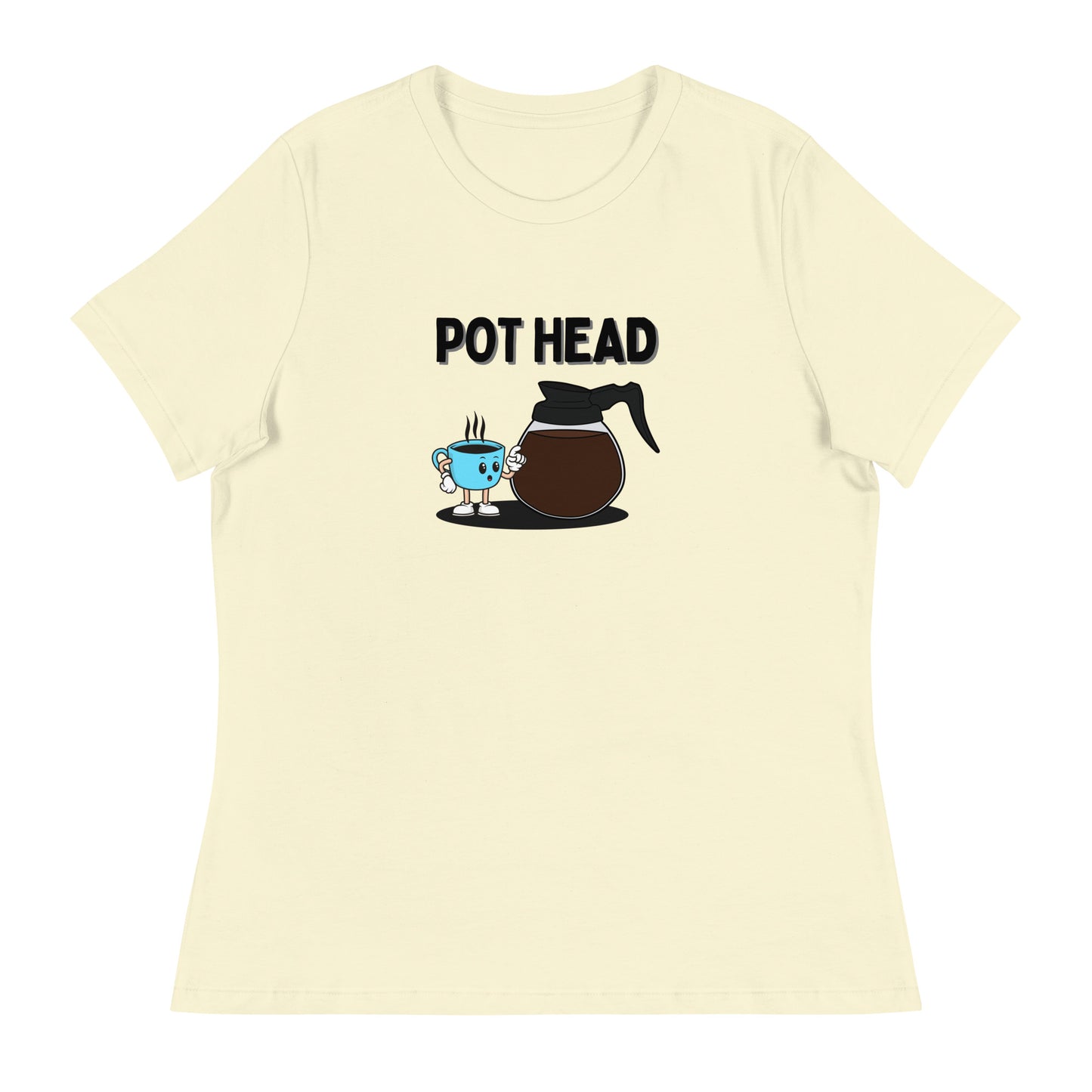 Coffee Pot Head Women's Relaxed T-Shirt