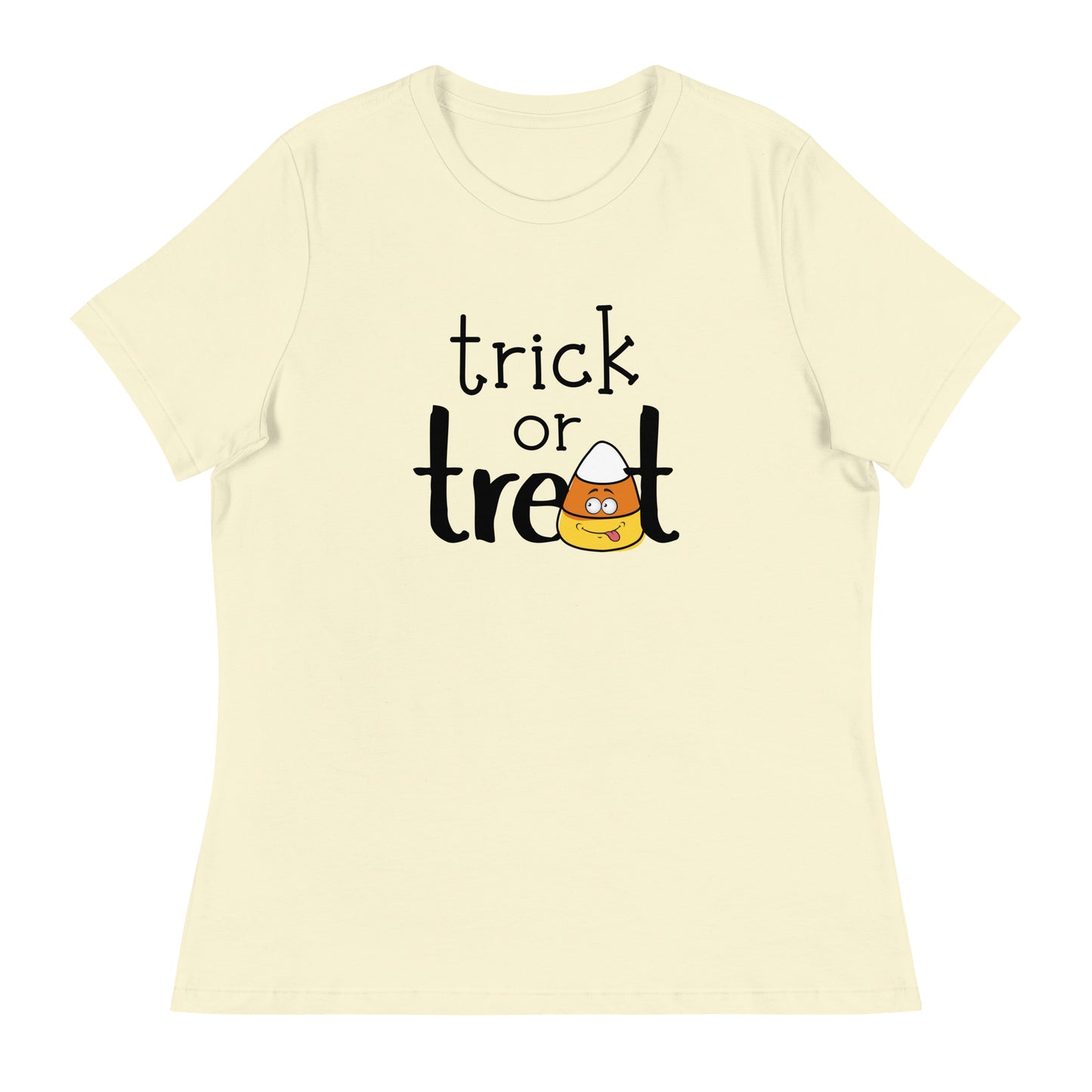 Trick or Treat candy corn Women's Relaxed T-Shirt