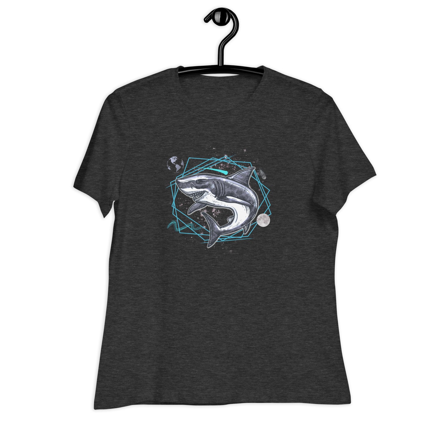 Underwater Galaxy Shark Women's Relaxed T-Shirt