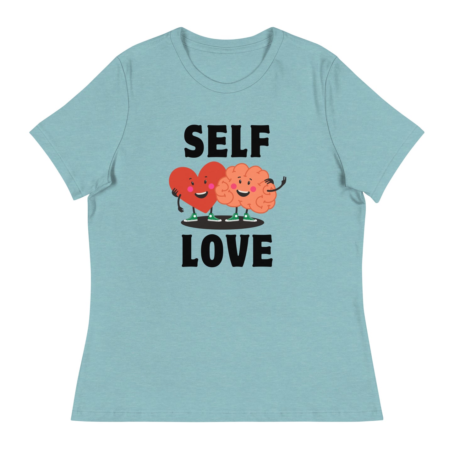 Mental Health Heart Mind Self Love Women's Relaxed T-Shirt