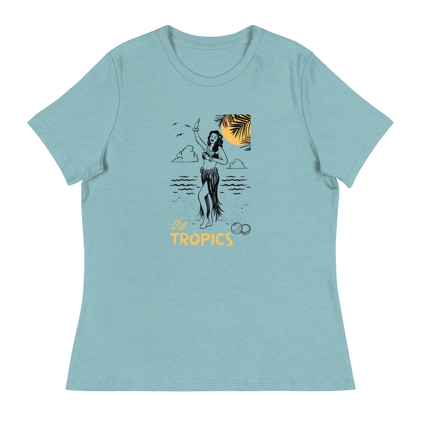 The TROPICS - Paradise Awaits Women's Relaxed T-Shirt