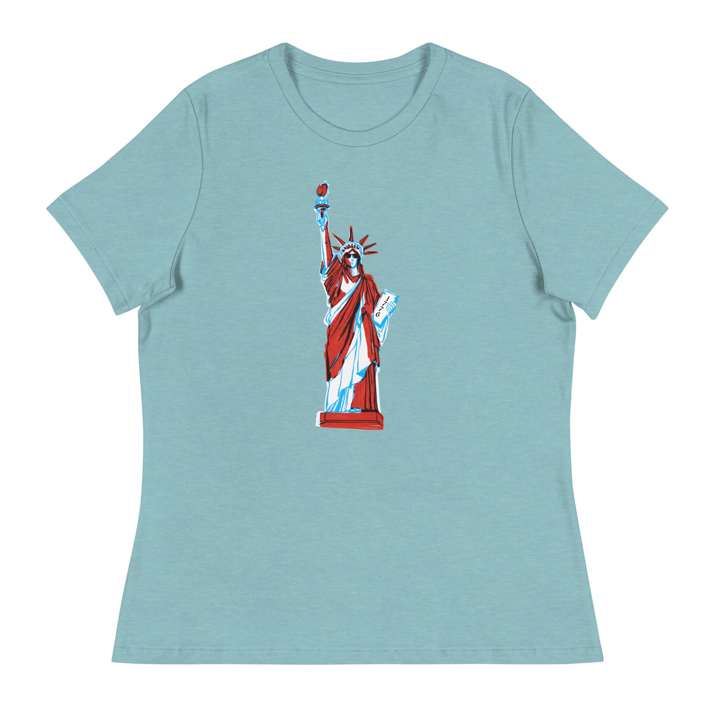 Lady Liberty came to Party Women's Relaxed T-Shirt