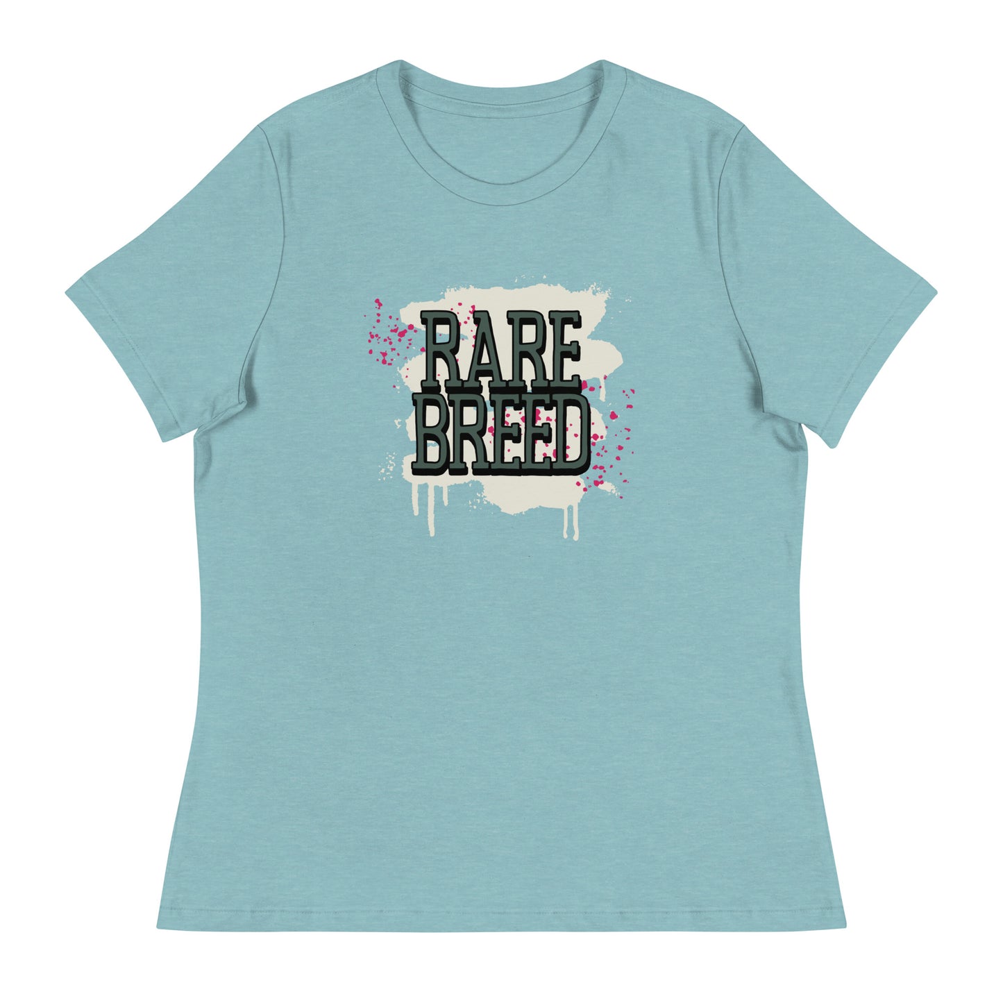 Rare Breed Graffiti Splatter Women's Relaxed T-Shirt