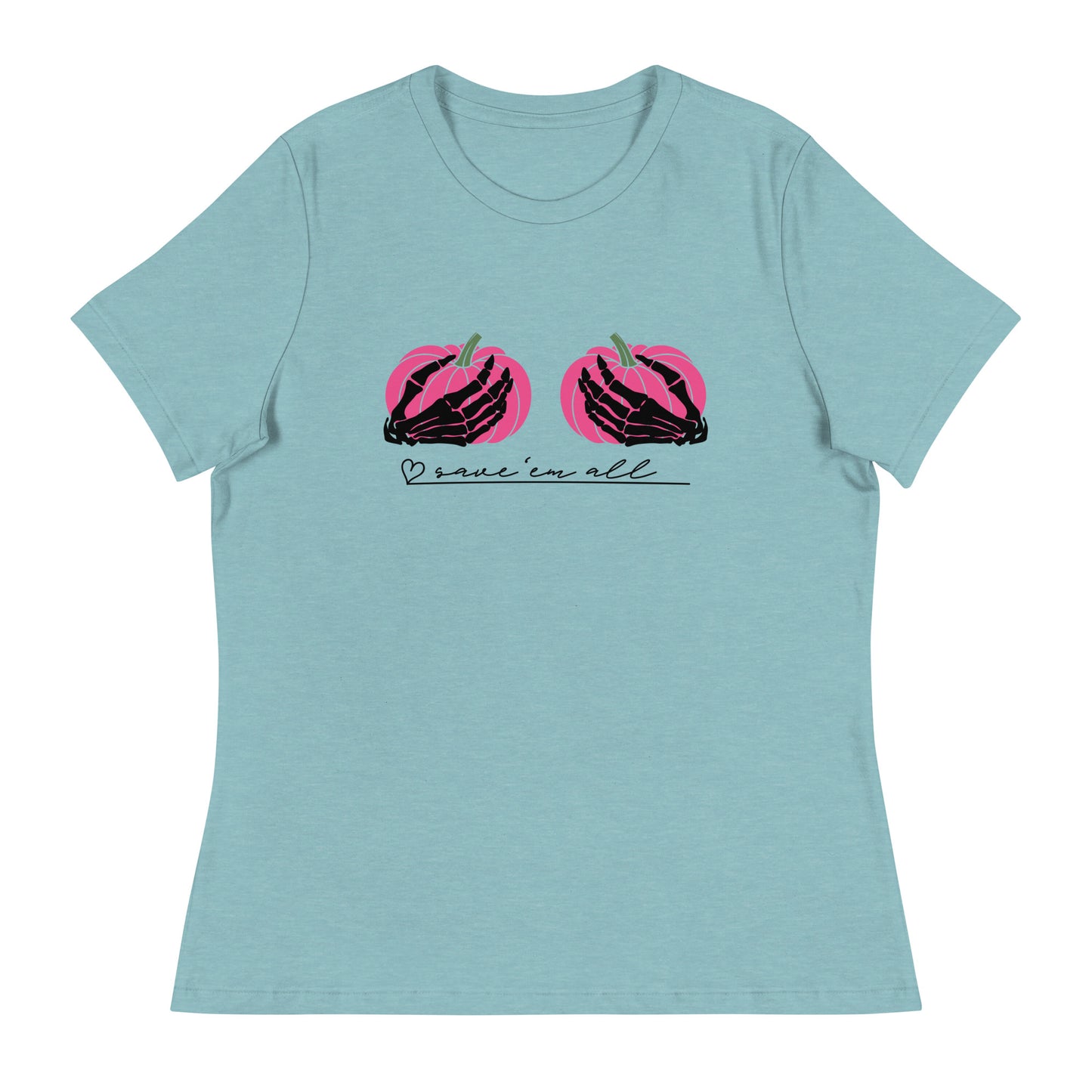 Pinktober Save 'em all Women's Relaxed T-Shirt