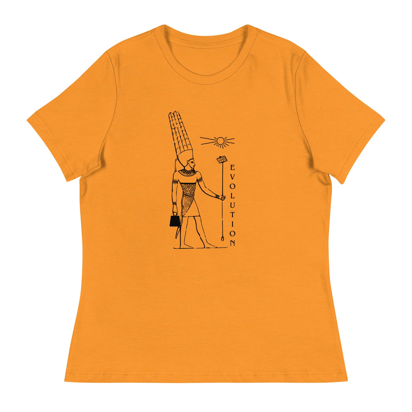 Egyptian Pharaoh Evolution Women's Relaxed T-Shirt