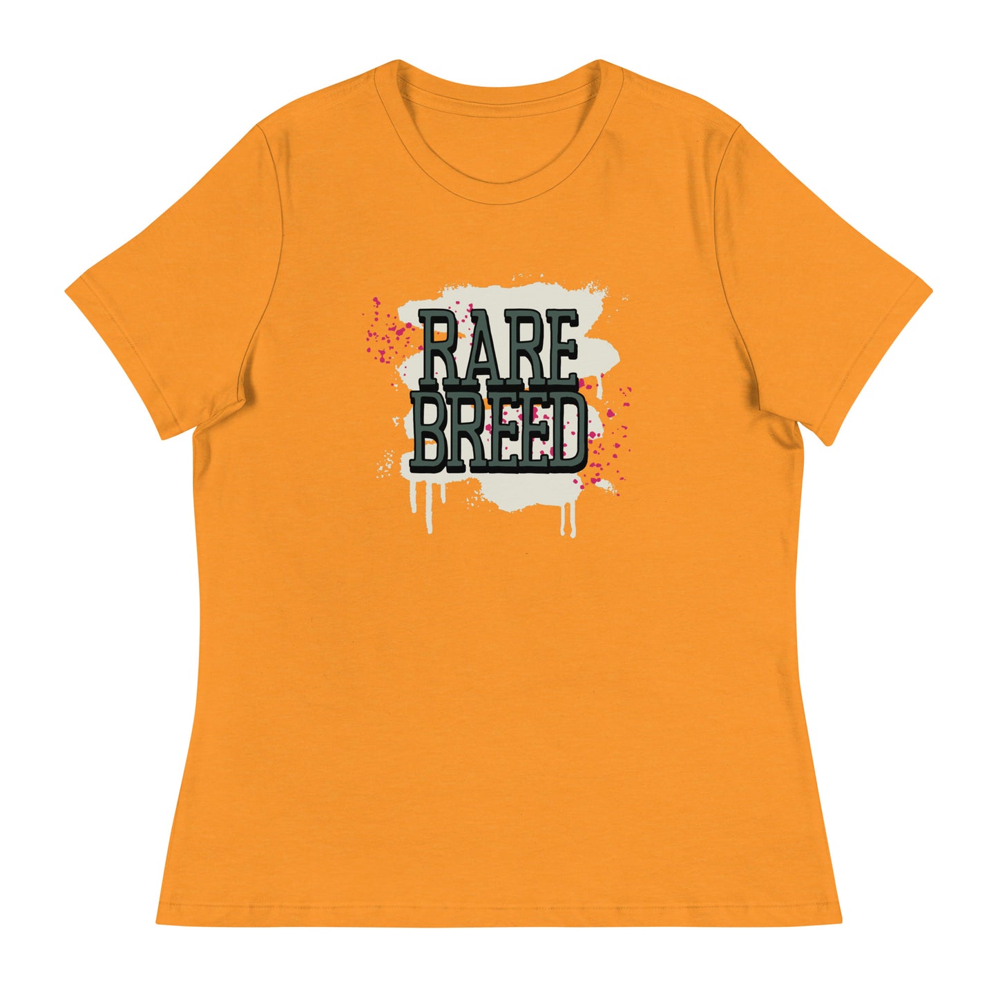 Rare Breed Graffiti Splatter Women's Relaxed T-Shirt