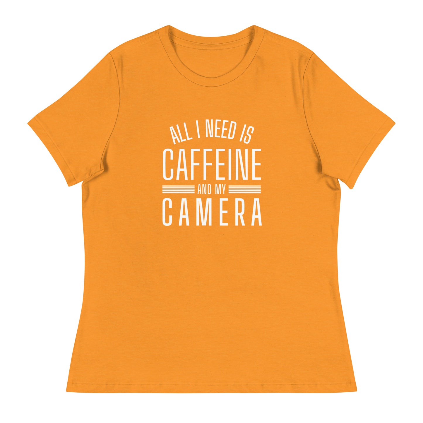 Caffeine and my Camera Women's Relaxed T-Shirt