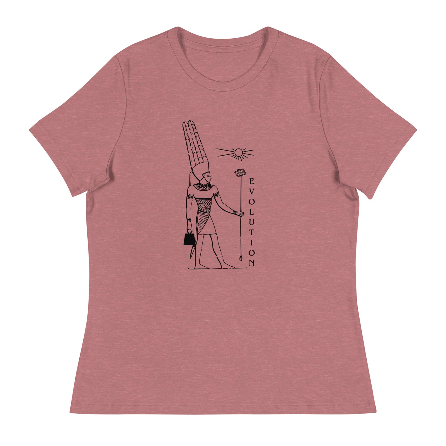 Egyptian Pharaoh Evolution Women's Relaxed T-Shirt