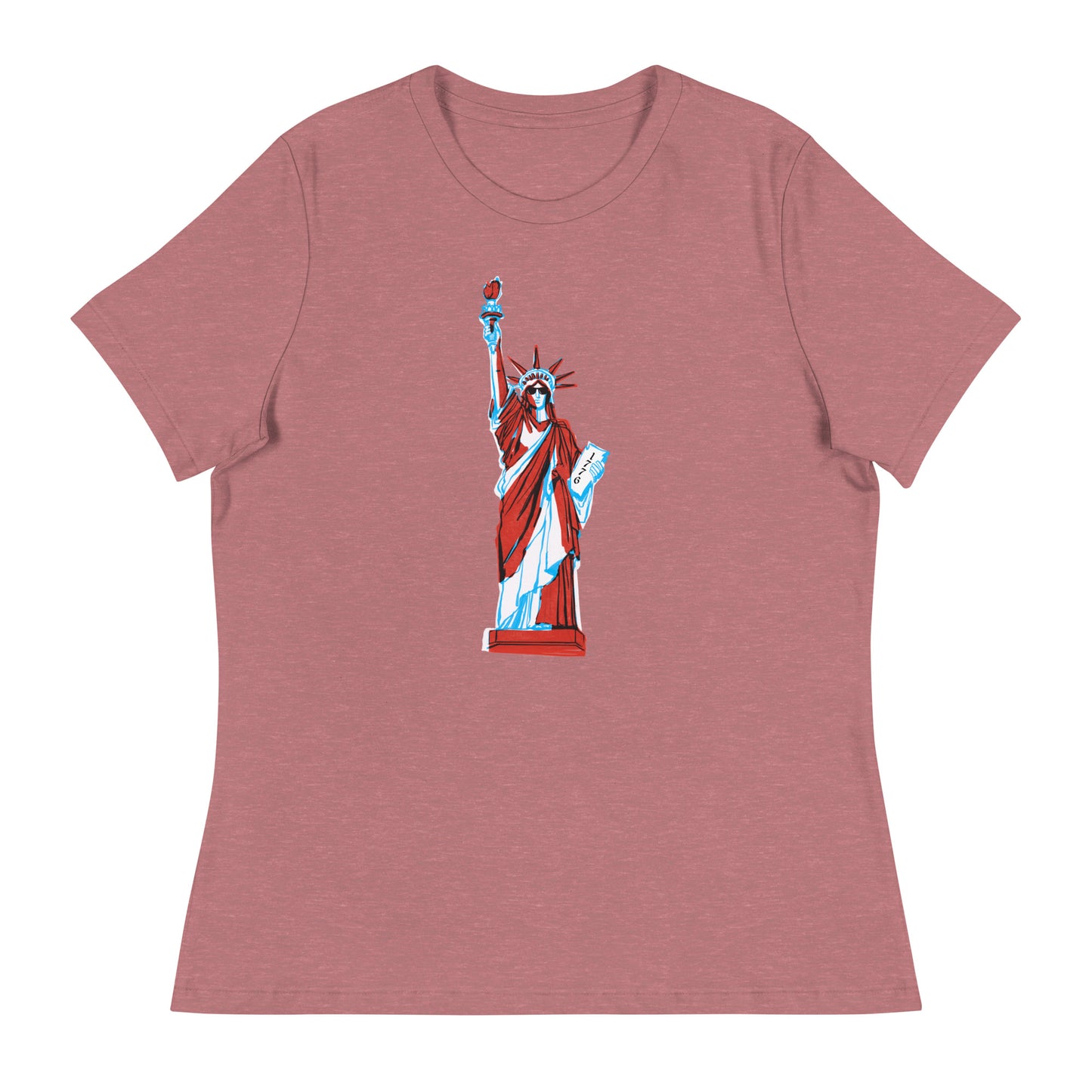Lady Liberty came to Party Women's Relaxed T-Shirt