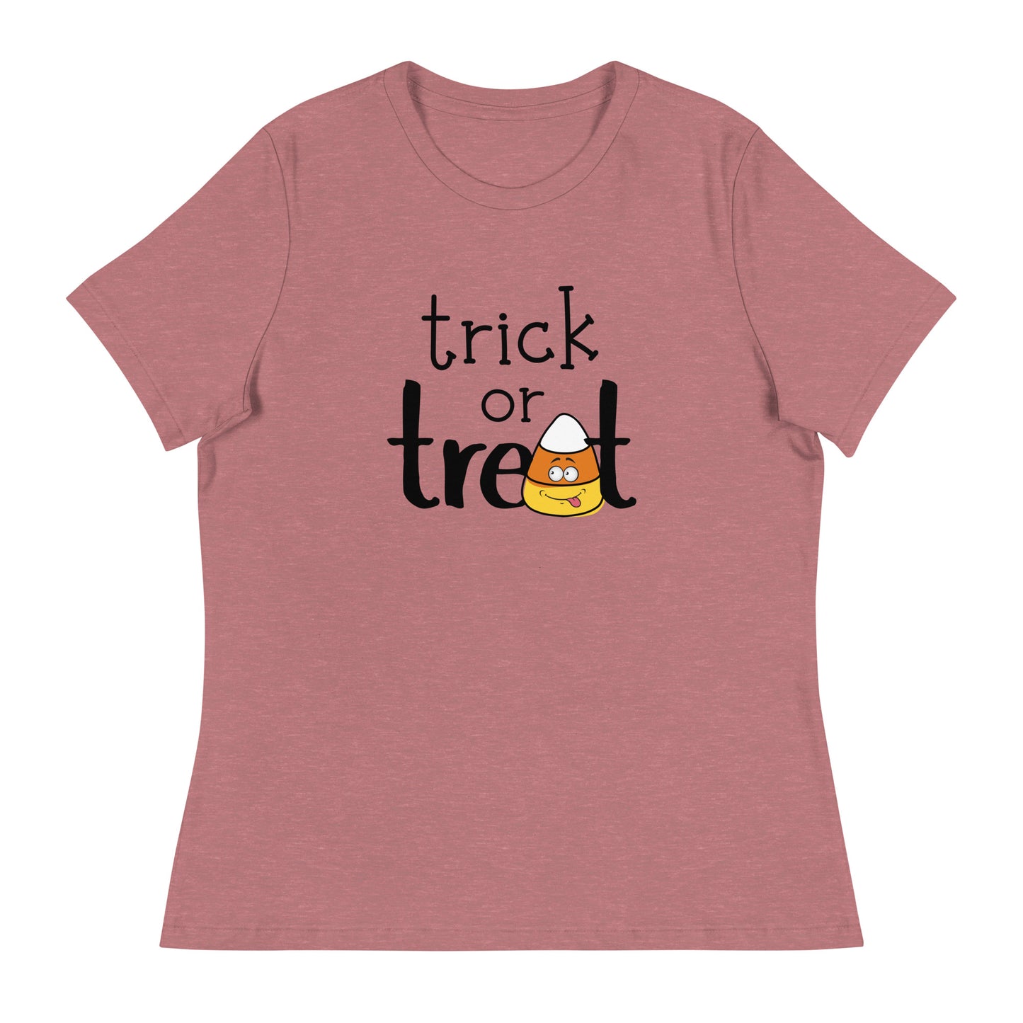 Trick or Treat candy corn Women's Relaxed T-Shirt