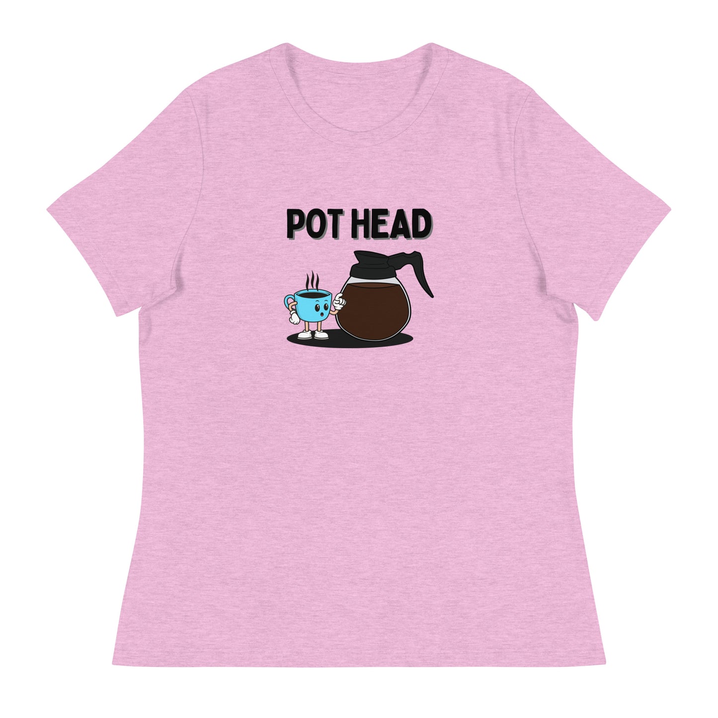 Coffee Pot Head Women's Relaxed T-Shirt