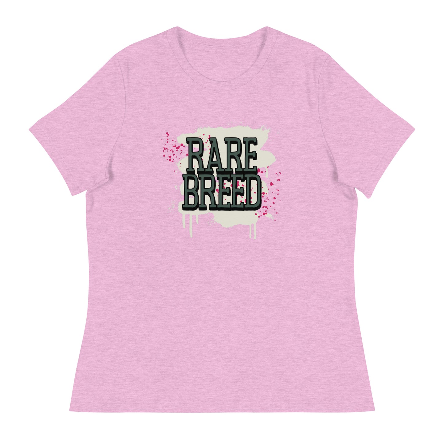 Rare Breed Graffiti Splatter Women's Relaxed T-Shirt