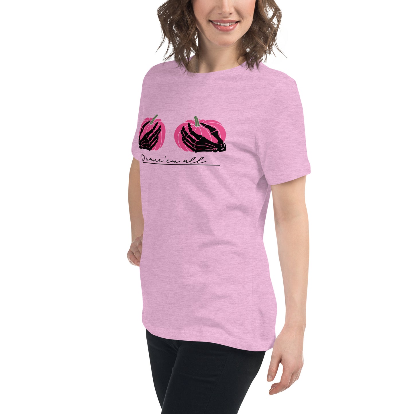 Pinktober Save 'em all Women's Relaxed T-Shirt