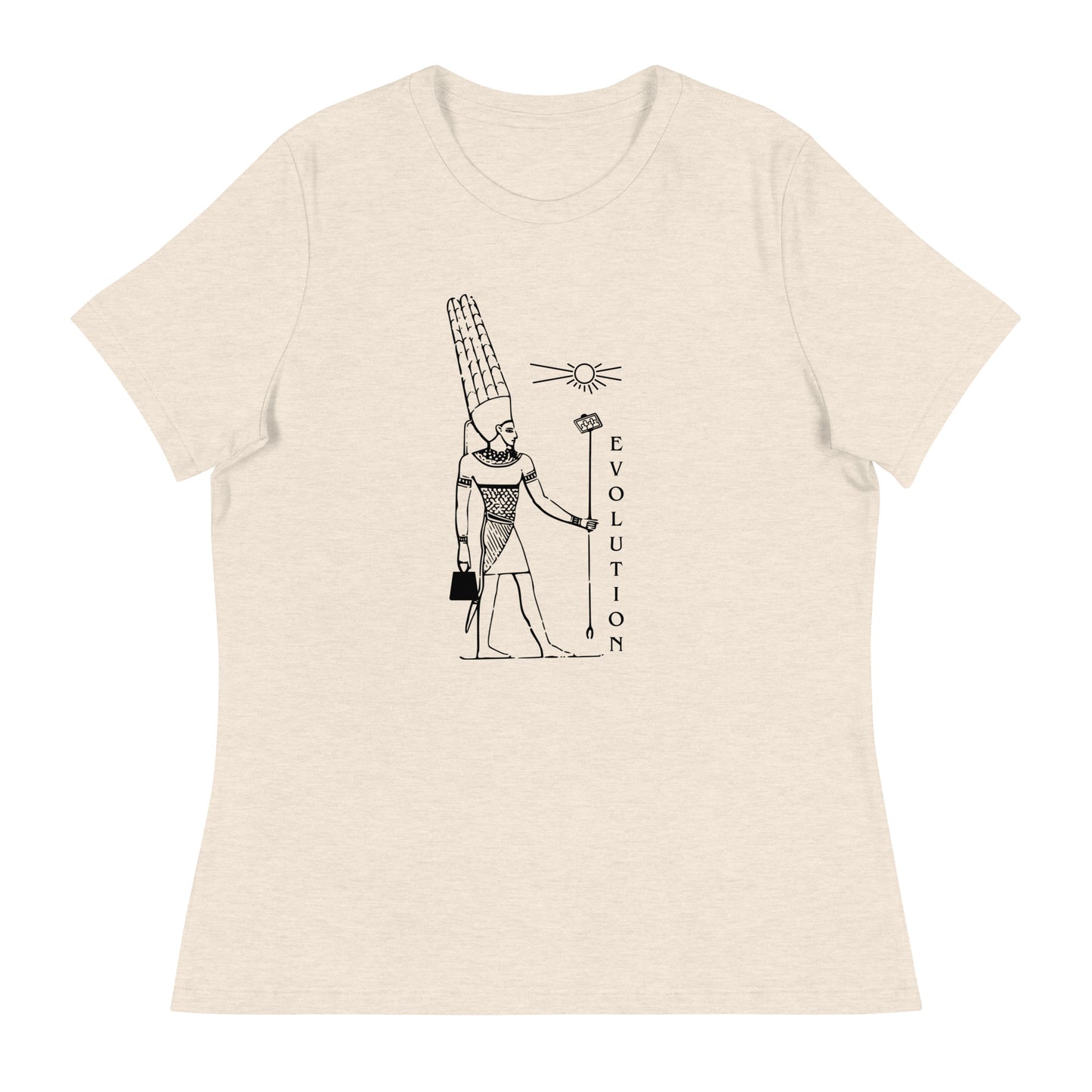 Egyptian Pharaoh Evolution Women's Relaxed T-Shirt