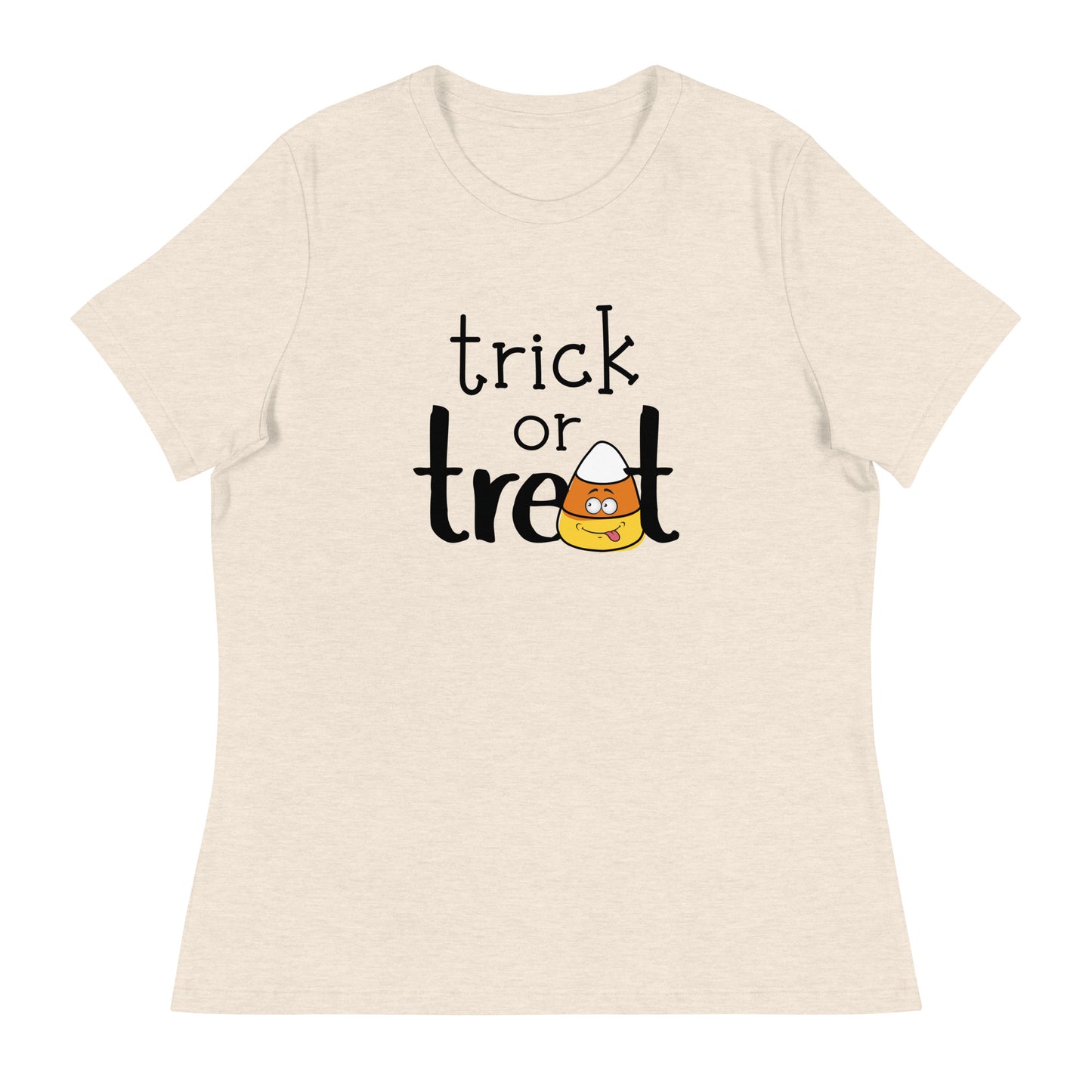 Trick or Treat candy corn Women's Relaxed T-Shirt