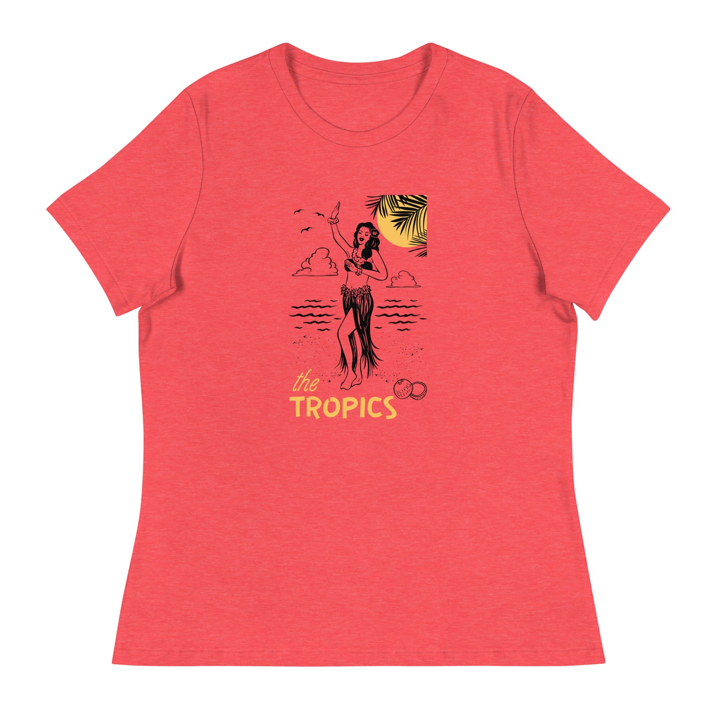 The TROPICS - Paradise Awaits Women's Relaxed T-Shirt