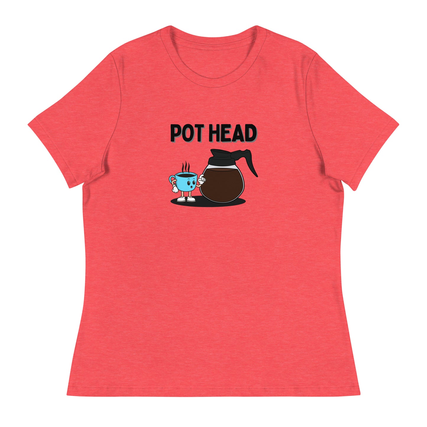 Coffee Pot Head Women's Relaxed T-Shirt