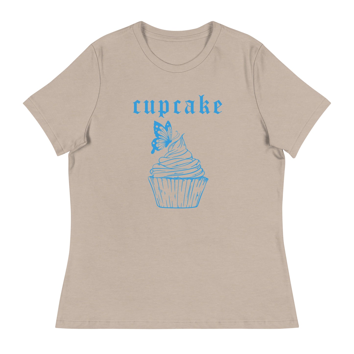 Cupcake Butterfly Women's Relaxed T-Shirt