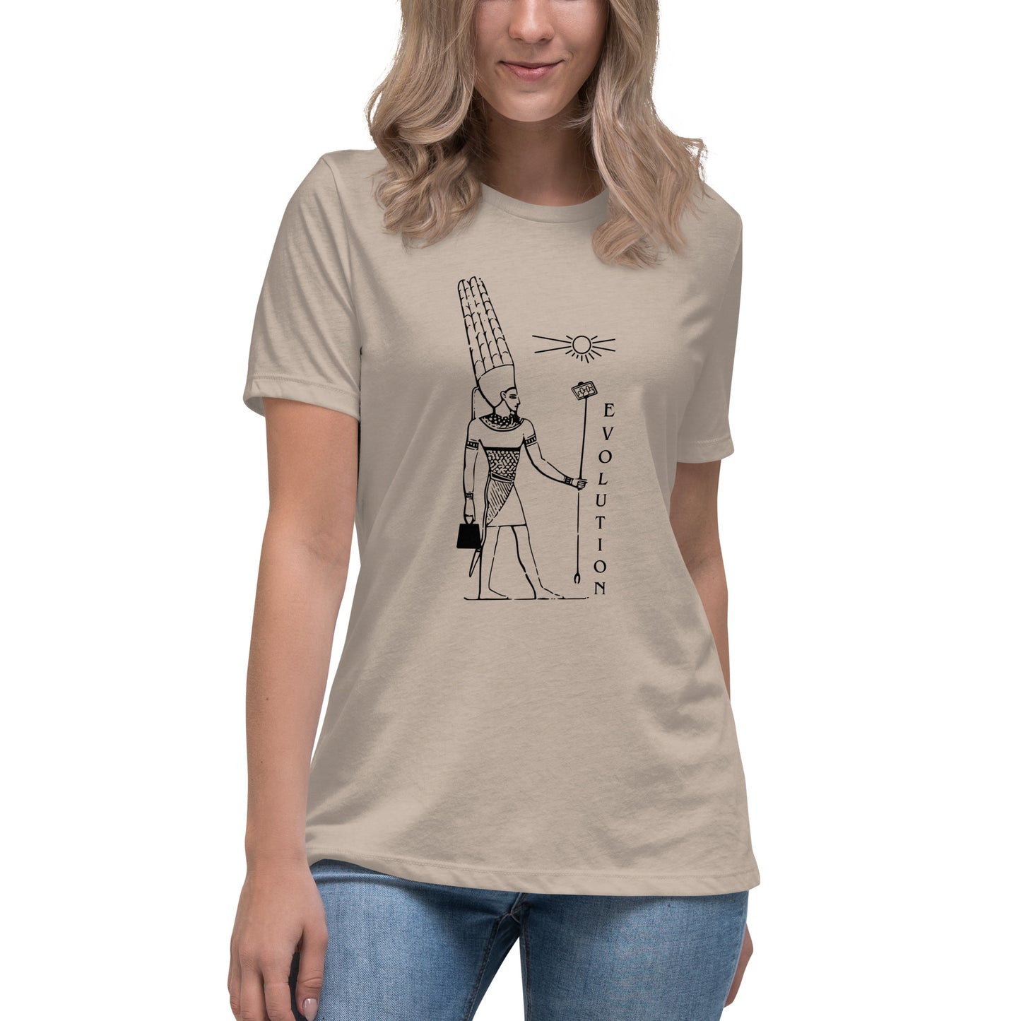Egyptian Pharaoh Evolution Women's Relaxed T-Shirt