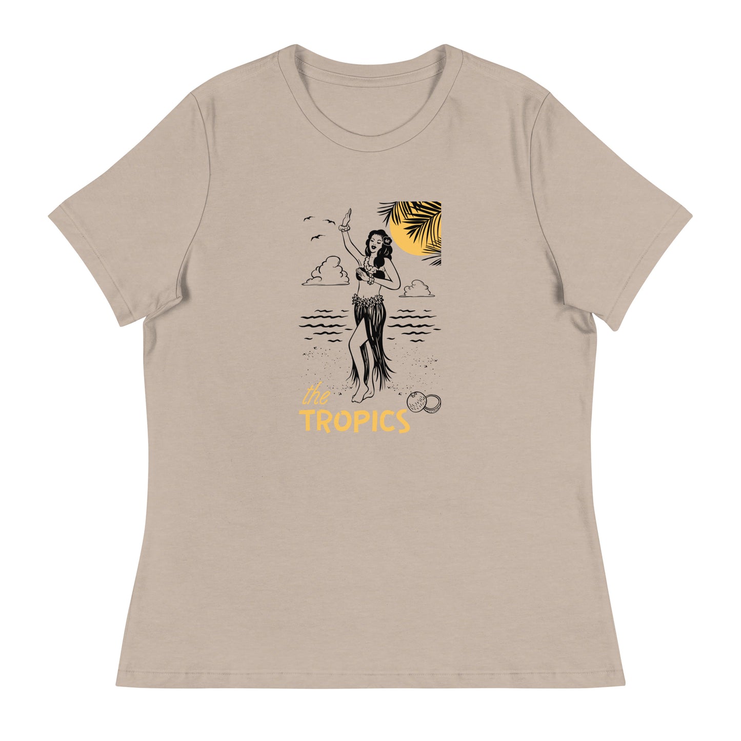 The TROPICS - Paradise Awaits Women's Relaxed T-Shirt