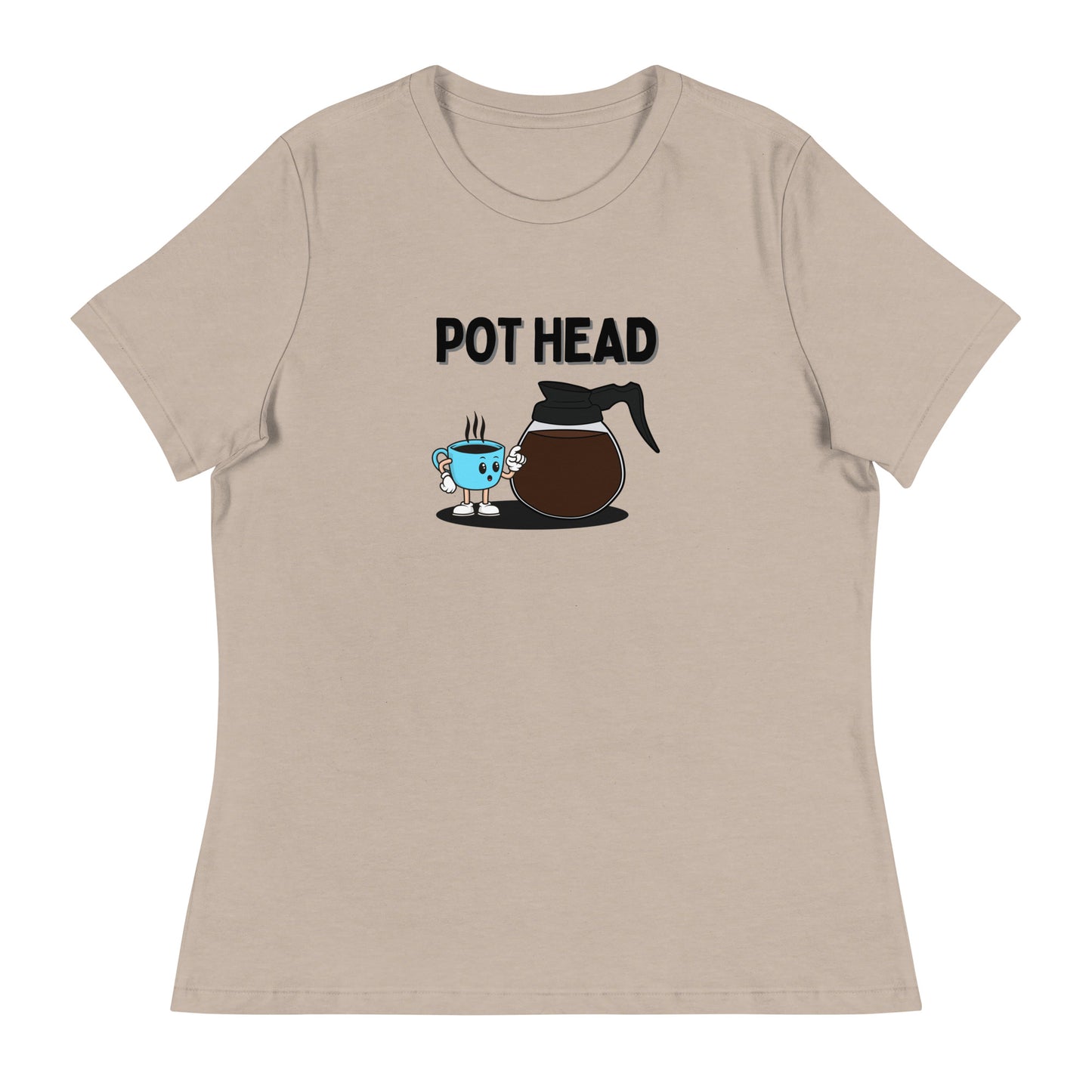 Coffee Pot Head Women's Relaxed T-Shirt
