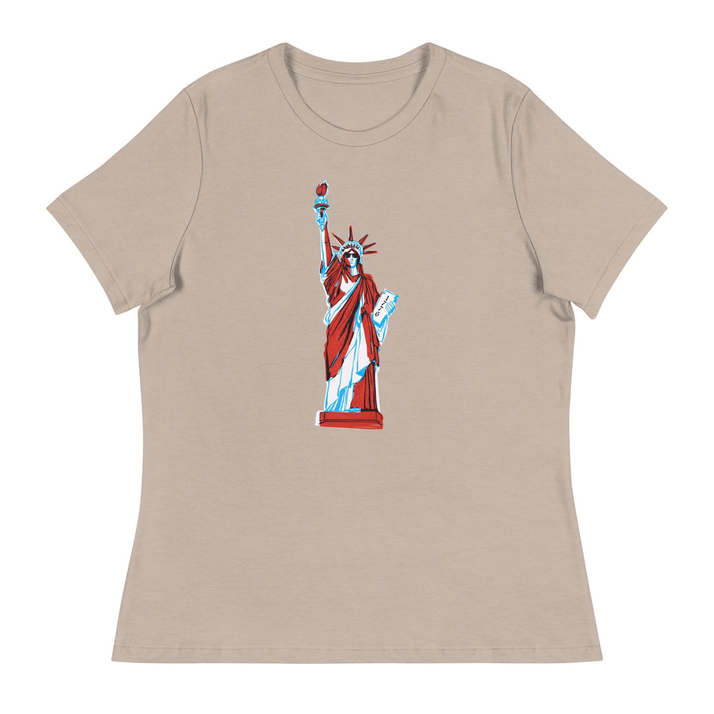 Lady Liberty came to Party Women's Relaxed T-Shirt