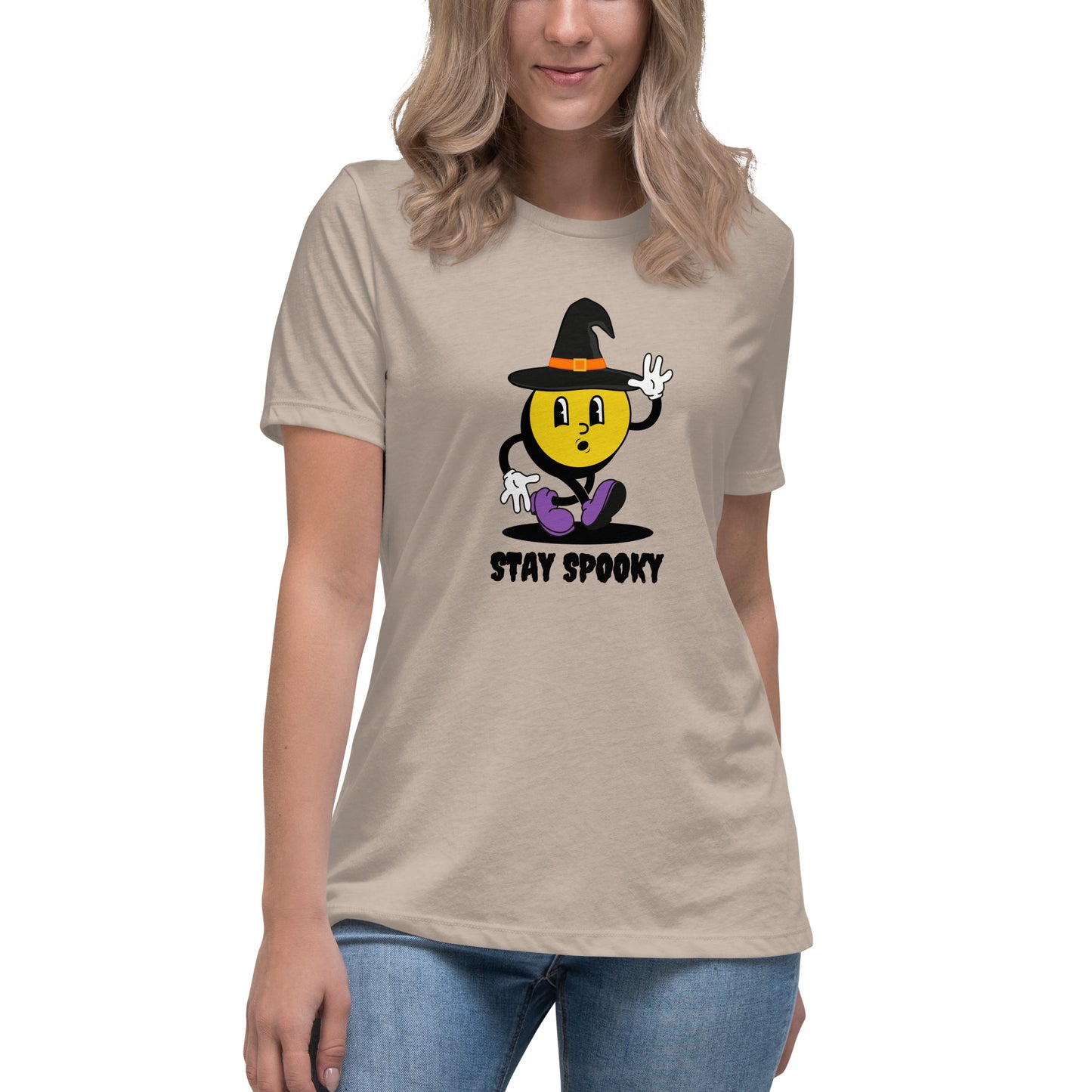 Stay Spooky Smiley Women's Relaxed T-Shirt