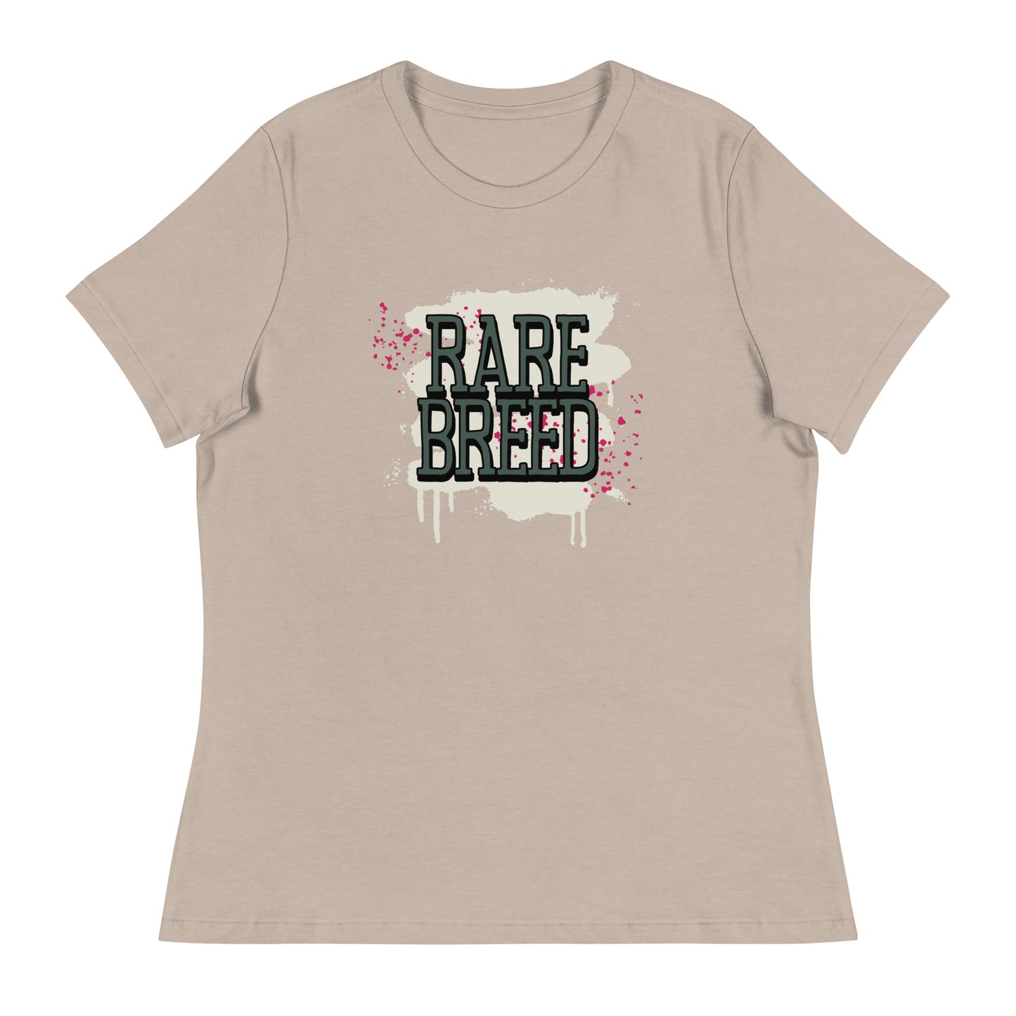 Rare Breed Graffiti Splatter Women's Relaxed T-Shirt