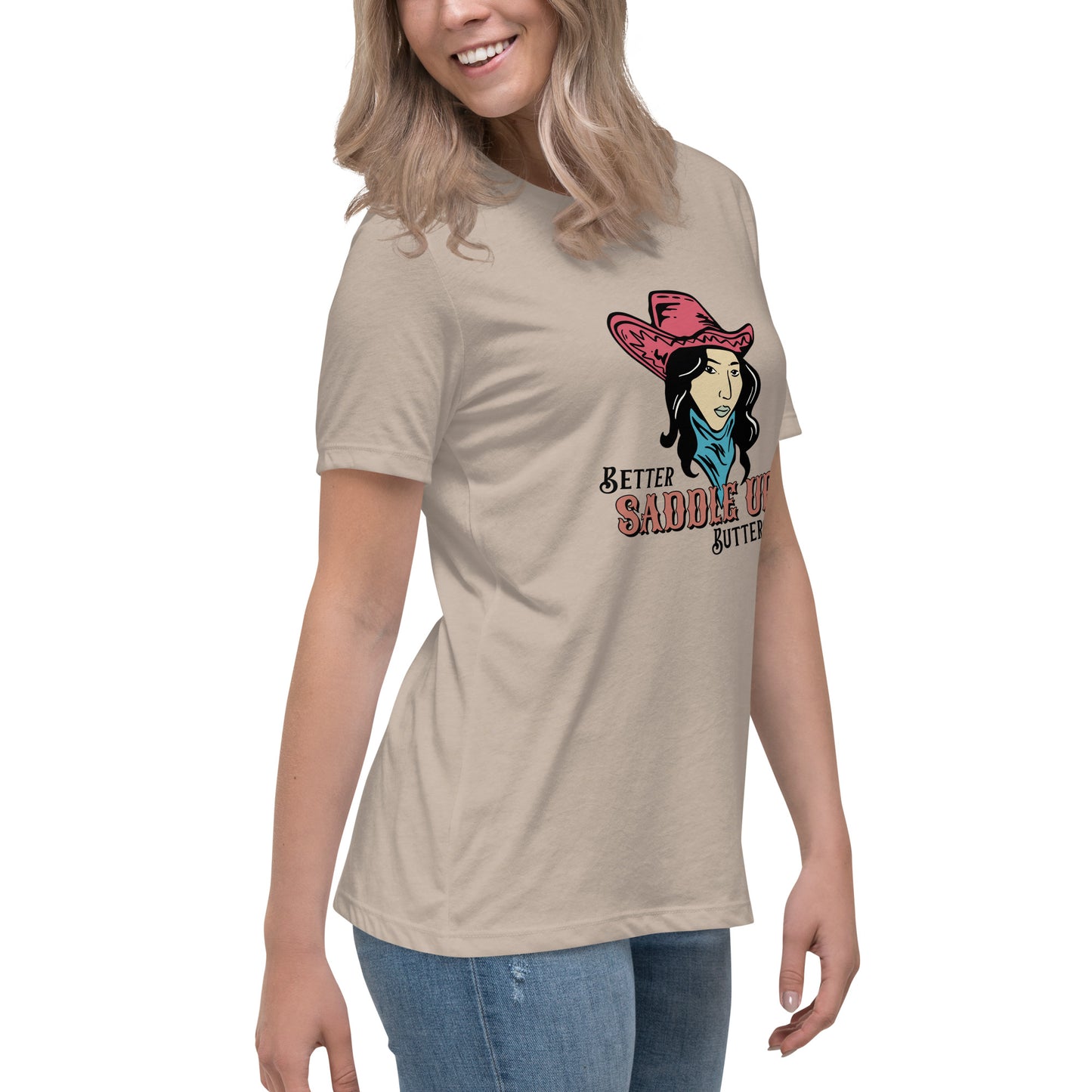 Better SADDLE UP Buttercup Women's Relaxed T-Shirt