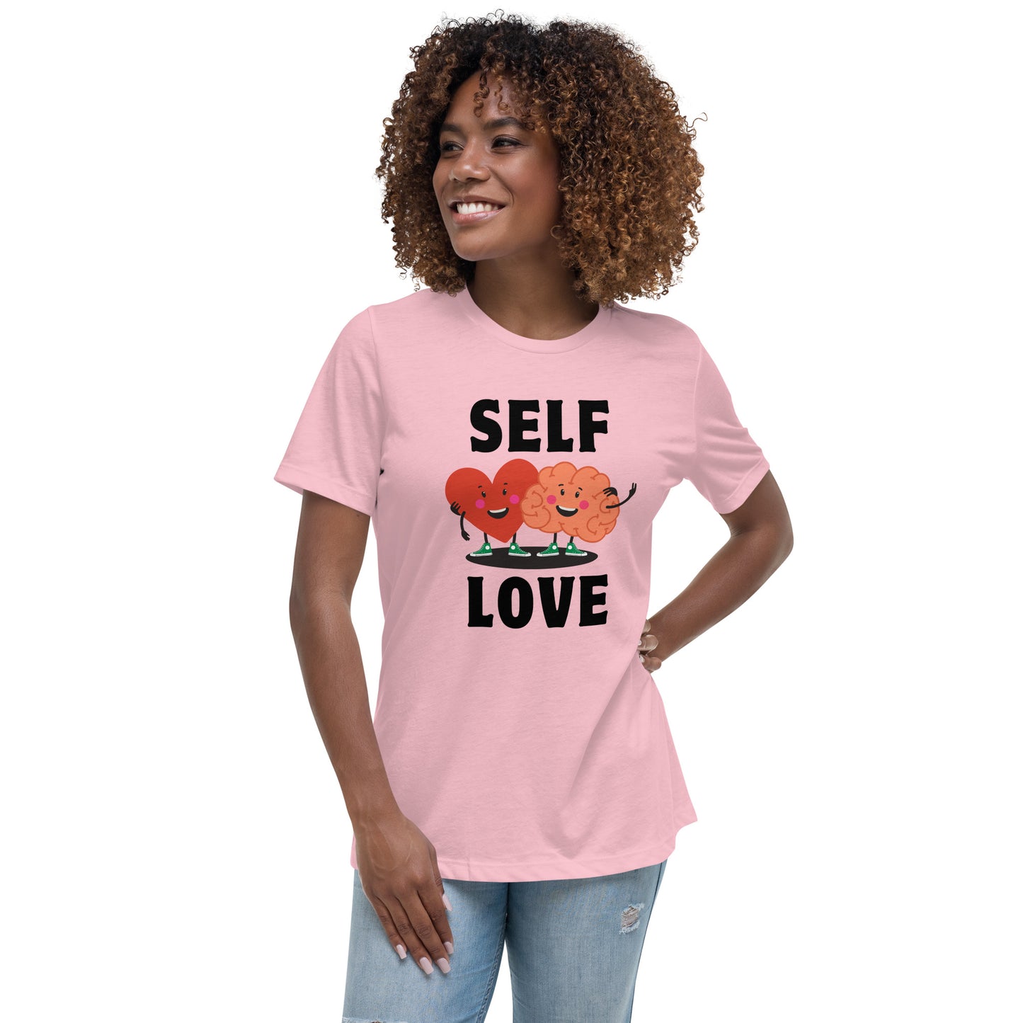 Mental Health Heart Mind Self Love Women's Relaxed T-Shirt