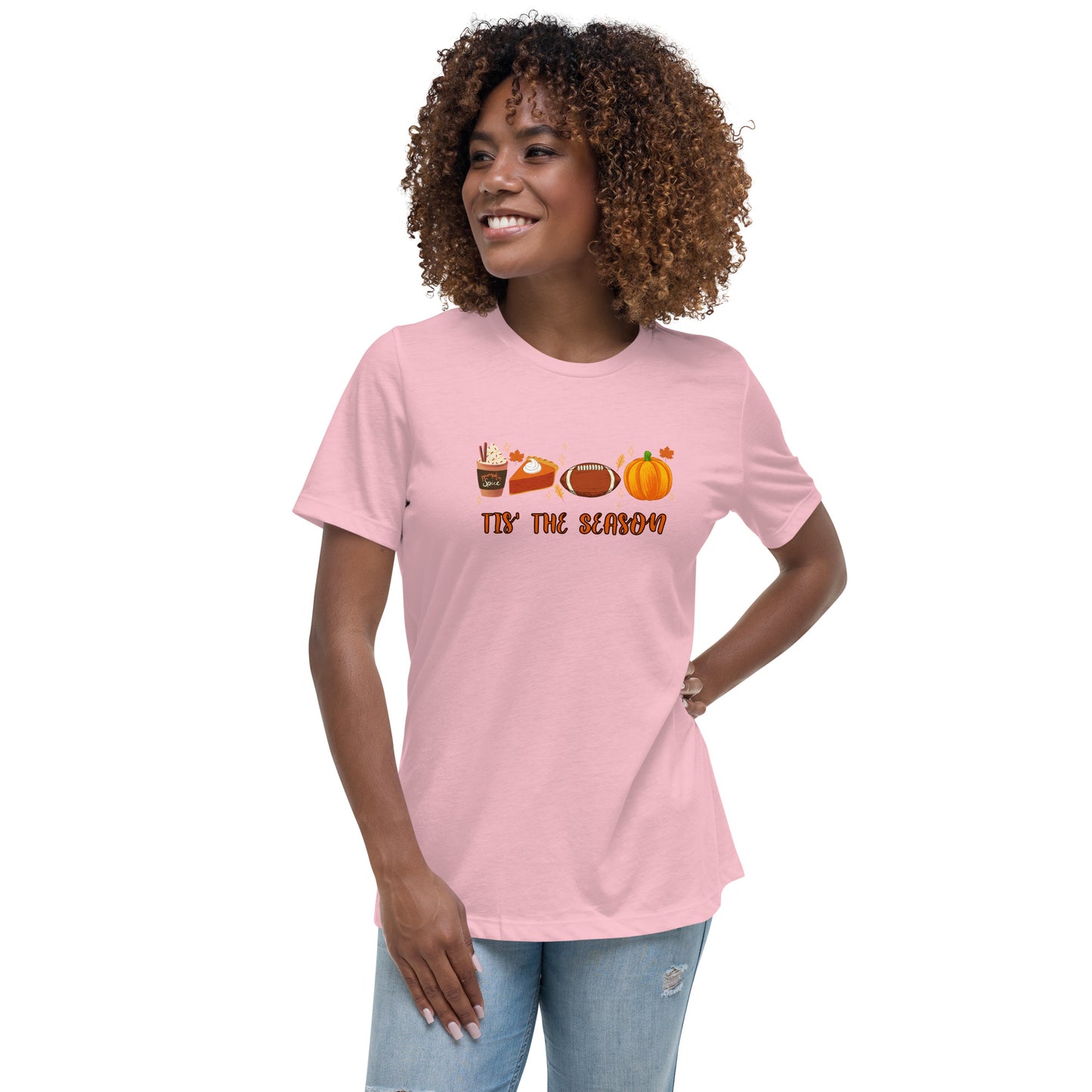 Tis the season Pumpkin Women's Relaxed T-Shirt