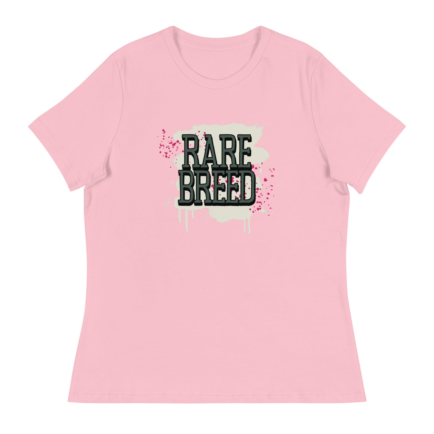 Rare Breed Graffiti Splatter Women's Relaxed T-Shirt