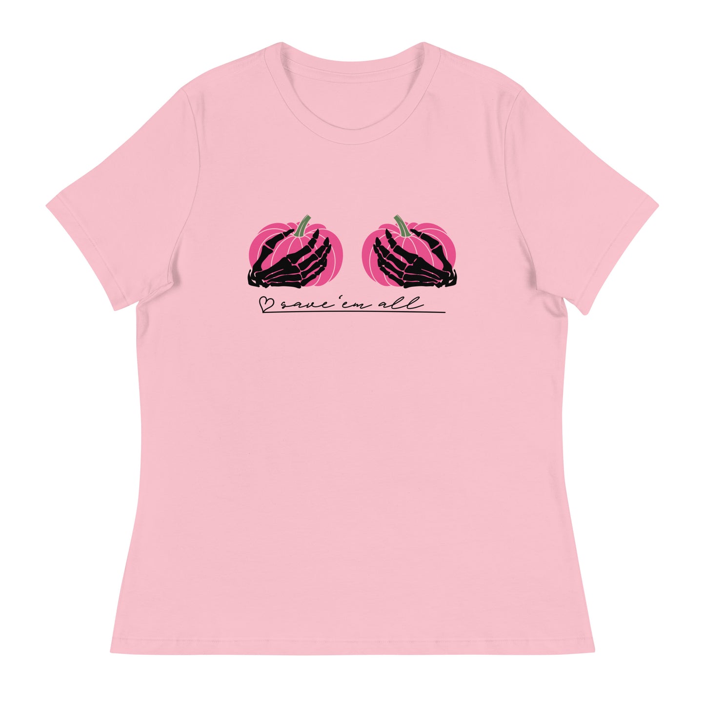 Pinktober Save 'em all Women's Relaxed T-Shirt