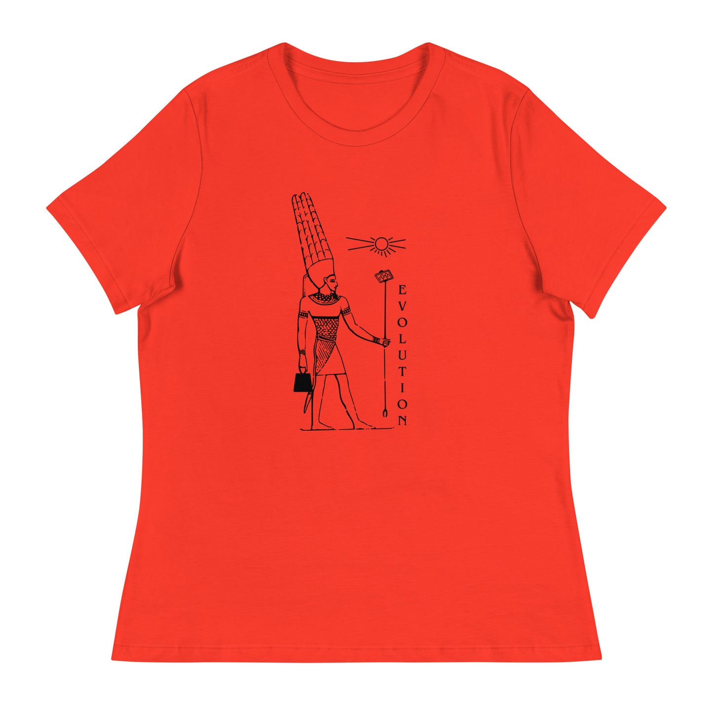 Egyptian Pharaoh Evolution Women's Relaxed T-Shirt