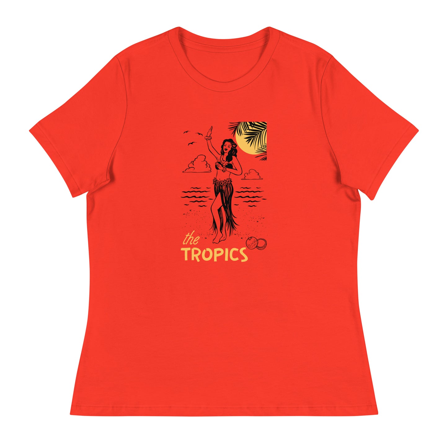The TROPICS - Paradise Awaits Women's Relaxed T-Shirt