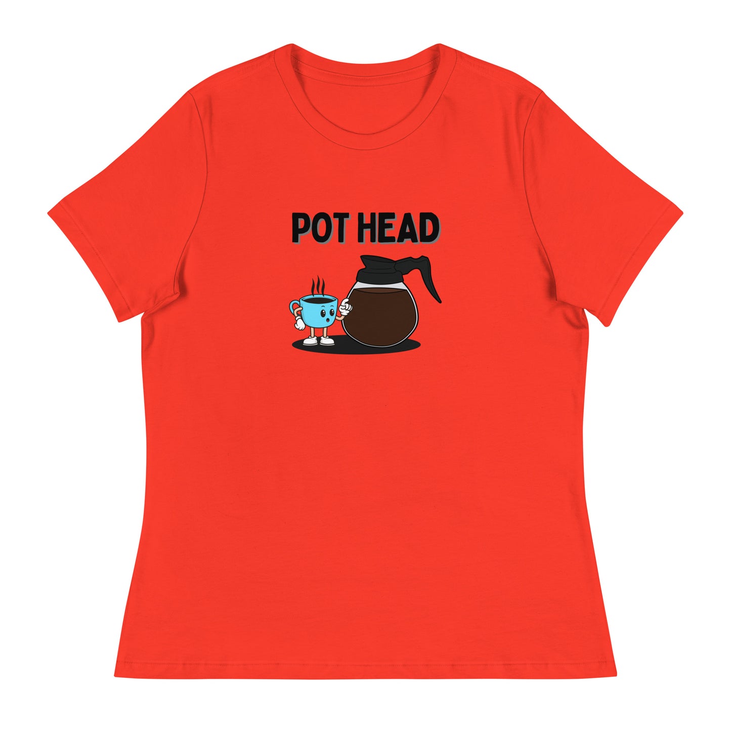 Coffee Pot Head Women's Relaxed T-Shirt