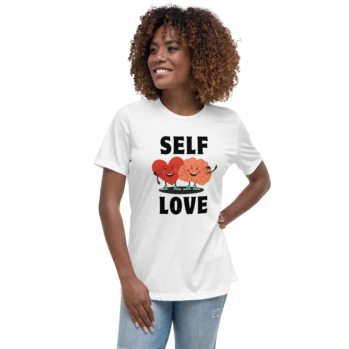 Mental Health Heart Mind Self Love Women's Relaxed T-Shirt