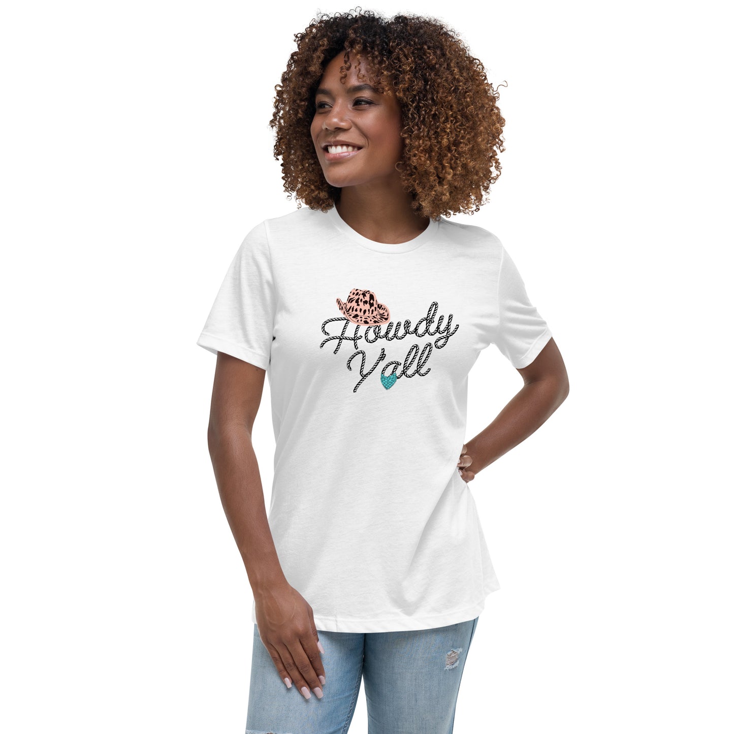 Howdy Y'all Roping Women's Relaxed T-Shirt