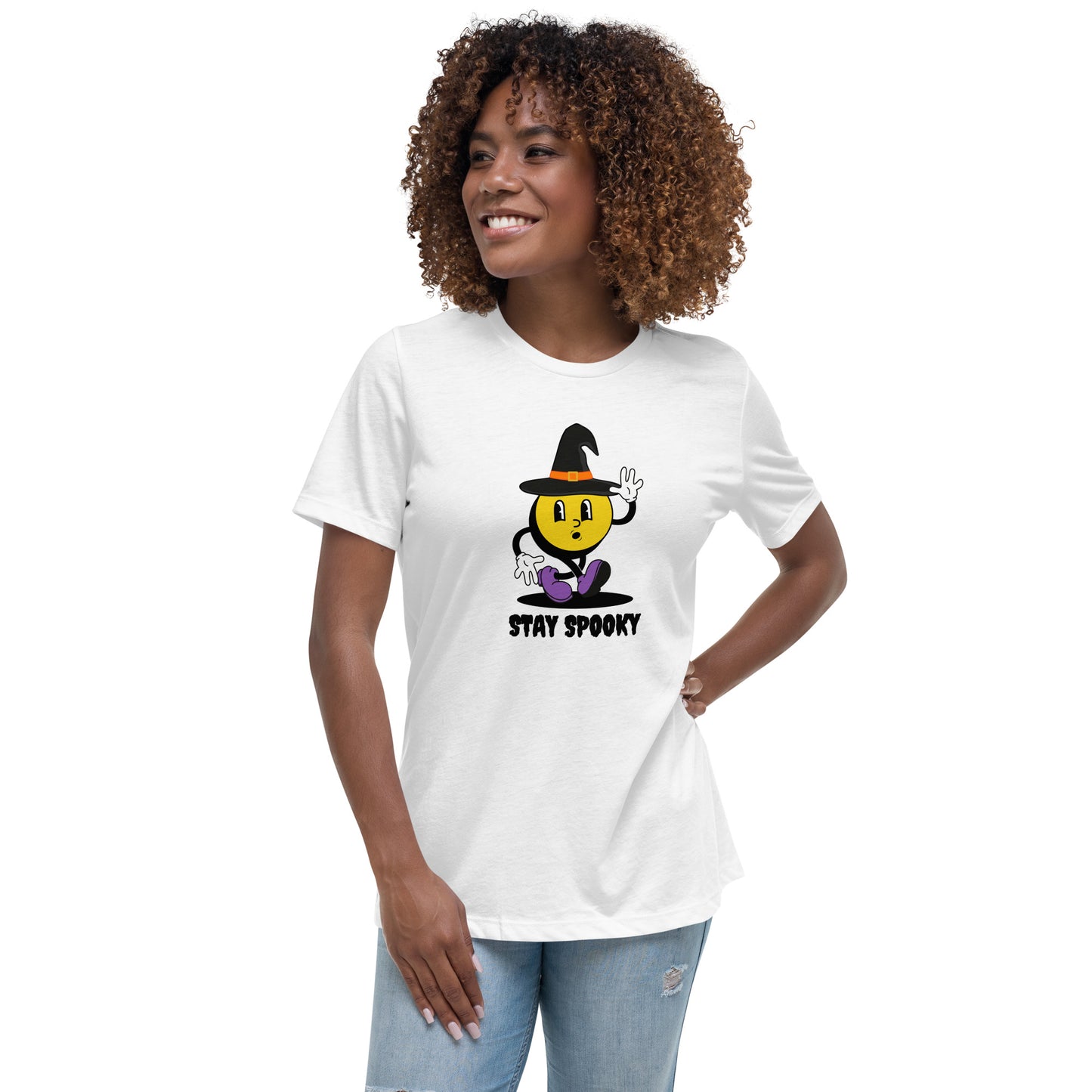 Stay Spooky Smiley Women's Relaxed T-Shirt