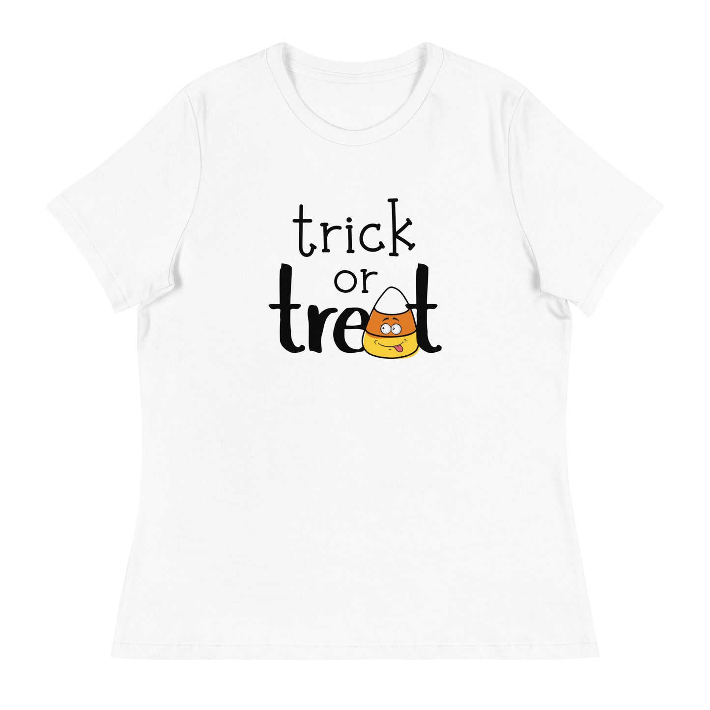Trick or Treat candy corn Women's Relaxed T-Shirt