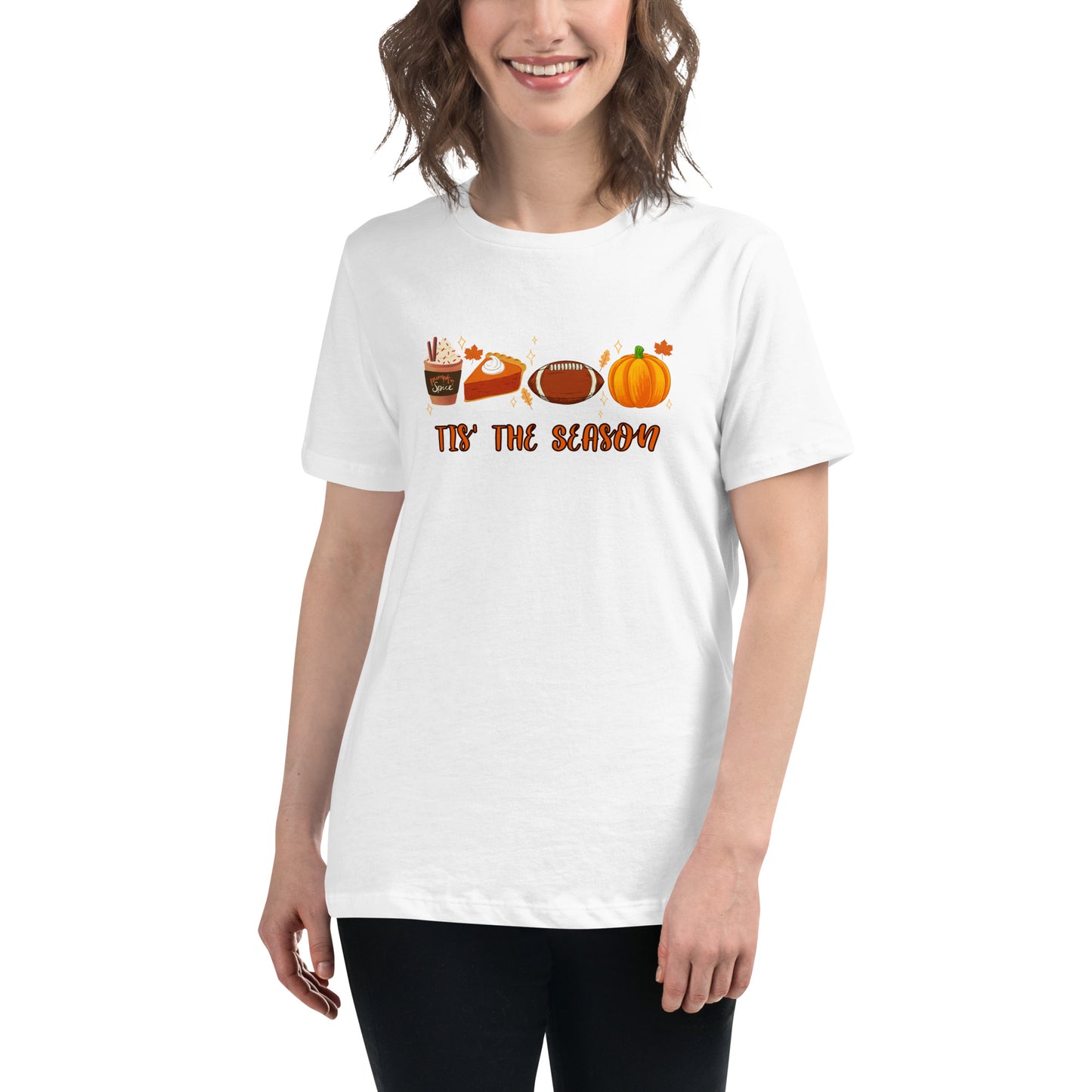 Tis the season Pumpkin Women's Relaxed T-Shirt