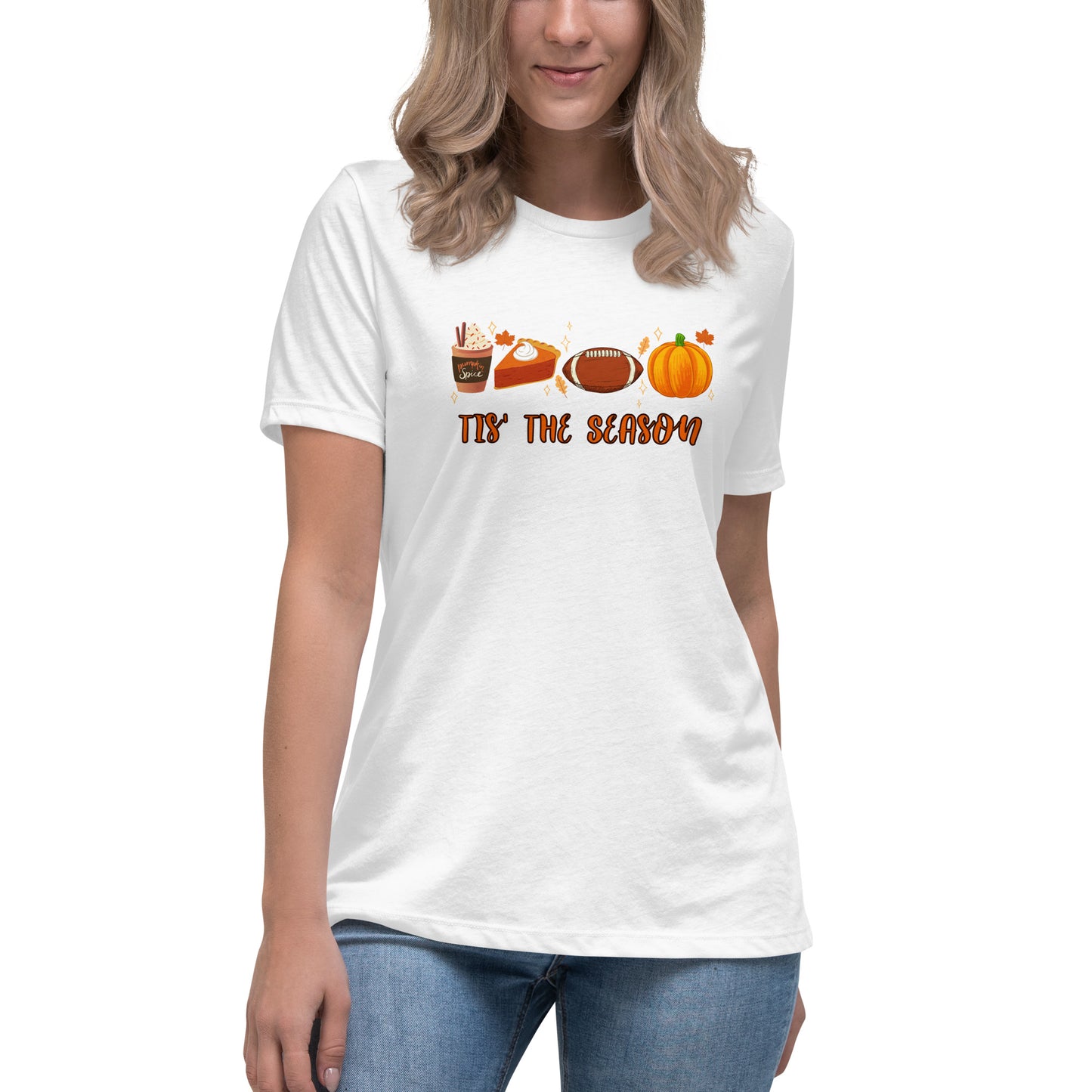 Tis the season Pumpkin Women's Relaxed T-Shirt