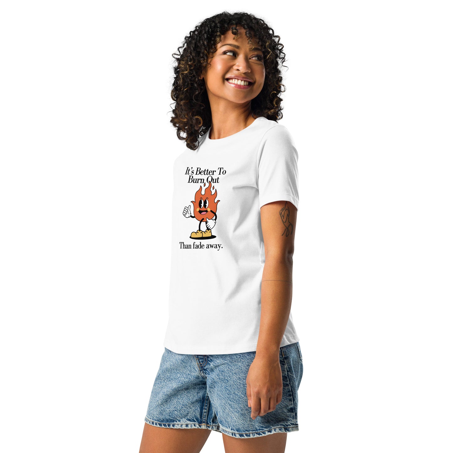 Burnt Out Fade Away Women's Relaxed T-Shirt