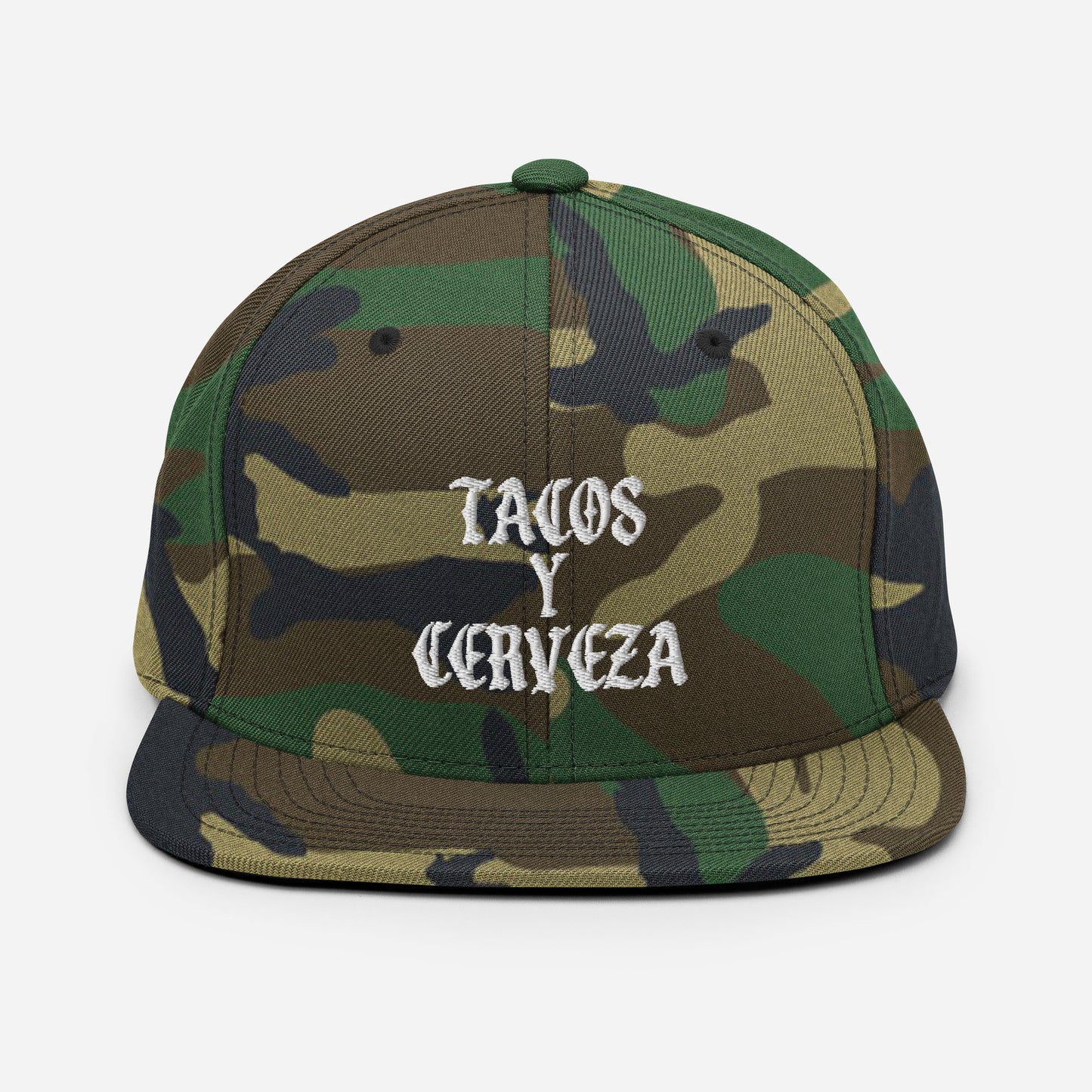 Tacos Y Cerveza Snapback Hat